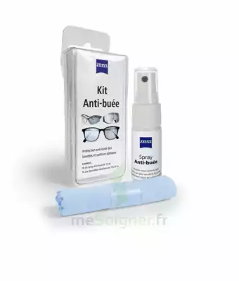 Zeiss Kit Spray Antibuée Fl/15ml + Tissu Microfibres à CARCASSONNE
