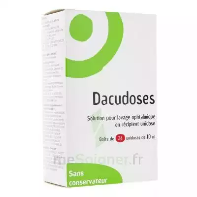 Dacudoses Solution Pour Lavement Ophtalmologique 24unid/10ml à CARCASSONNE