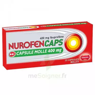Nurofencaps 400 Mg Caps Molle Plq/10 à CARCASSONNE