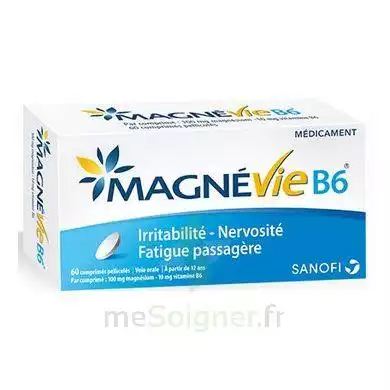 Magnevie B6 100 Mg/10 Mg Comprimés Pelliculés Plaq/60 à CARCASSONNE