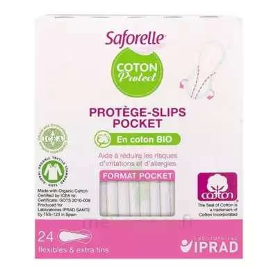 Saforelle Coton Protect Protège-slip Pocket B/24 à CARCASSONNE