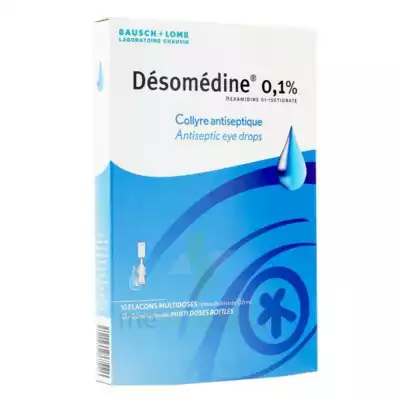 Desomedine 0,1 % Collyre Sol 10fl/0,6ml à CARCASSONNE