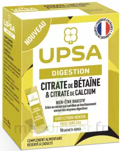 Upsa Citrate De Bétaïne & Citrate De Calcium Poudre 10 Sachets à CARCASSONNE