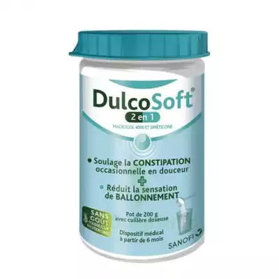 Dulcosoft 2 En 1 Constipation Et Ballonnement Poudre à Diluer Fl/200g à CARCASSONNE